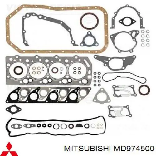 MD997052 Mitsubishi комплект прокладок двигуна, повний