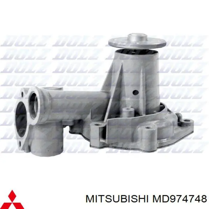Помпа охолодження Mitsubishi MD974748 ціна, від 38.01 USD