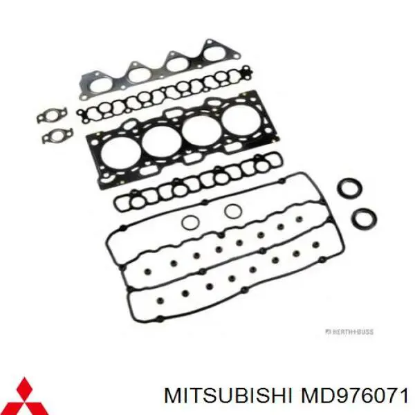 MD976071 Mitsubishi Комплект прокладок двигуна, верхній
