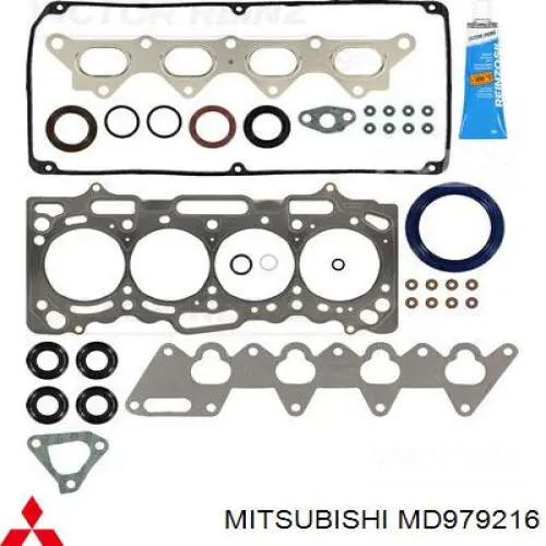 Комплект прокладок двигуна, повний MD979216 Mitsubishi