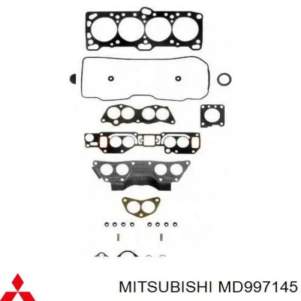 Комплект прокладок двигуна, верхній Mitsubishi MD997145 ціна, від 53.55 USD