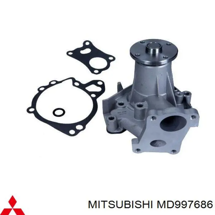 Помпа охолодження Mitsubishi MD997686 ціна, від 41.24 USD