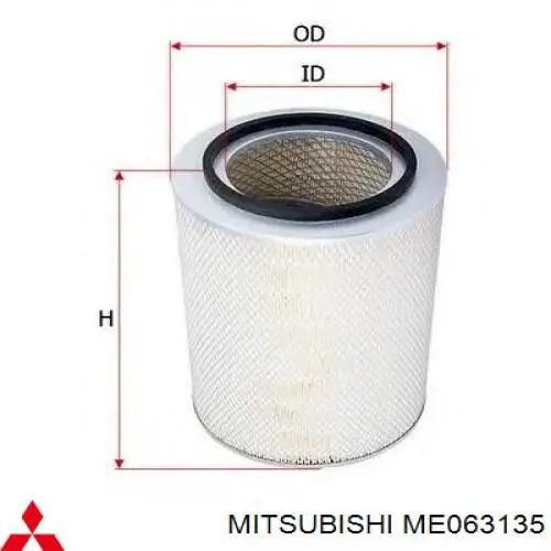 Купити ME063135 Mitsubishi Автомобільний фільтр повітря