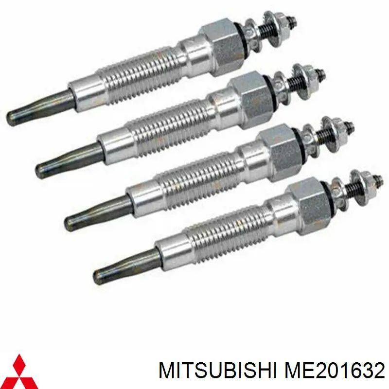 Свіча накалу Mitsubishi ME201632 ціна, від 7.86 USD