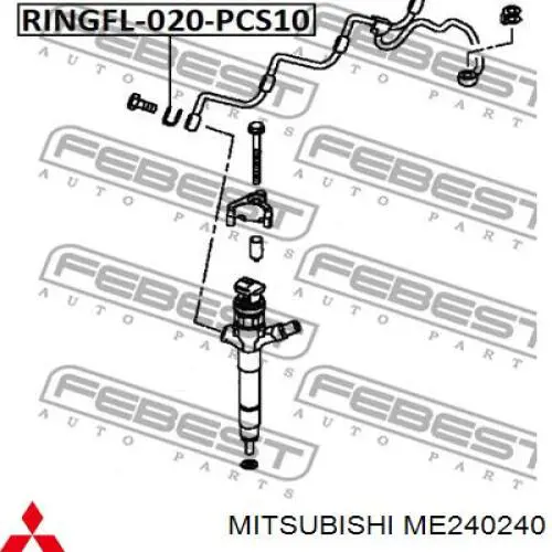 Шайба форсунки верхня Mitsubishi ME240240 ціна, від 2.61 USD