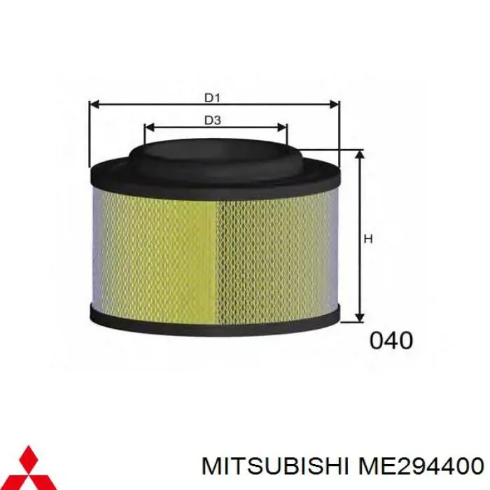 ME294400 Mitsubishi Повітряний фільтр двигуна