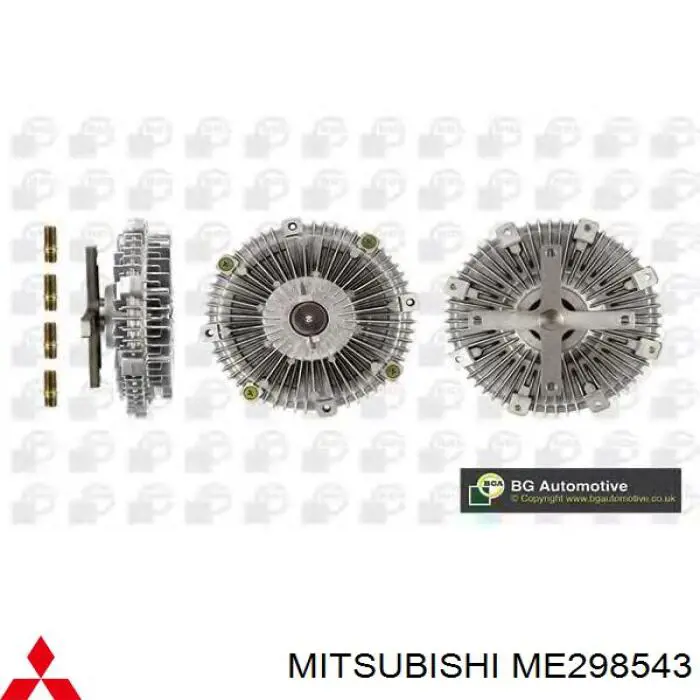 ME298543 Mitsubishi вискомуфта, вязкостная муфта вентилятора охолодження