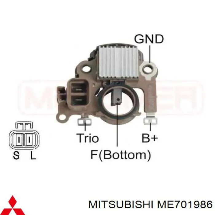  Mitsubishi ME701986 ціна, від 13.26 USD
