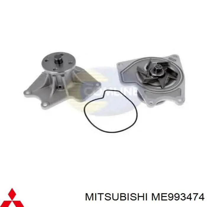 Помпа охолодження Mitsubishi ME993474 ціна, від 22.06 USD