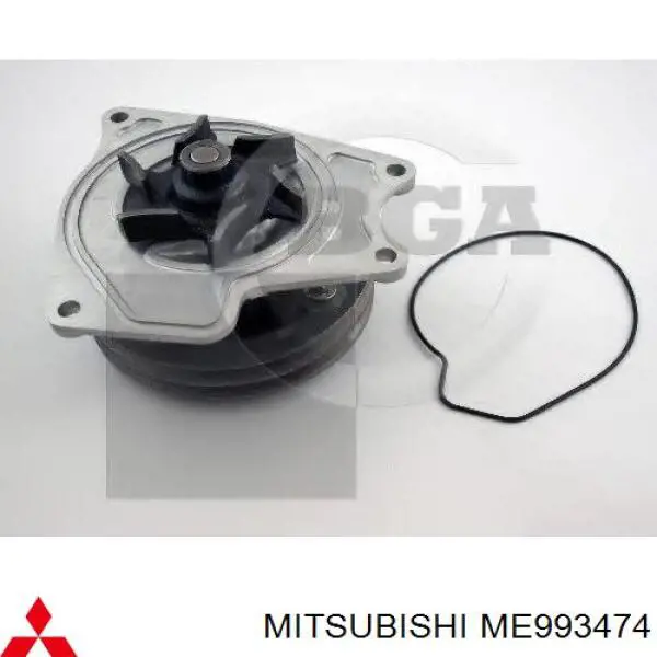 Купити ME993474 Mitsubishi Насос охолоджуючої рідини