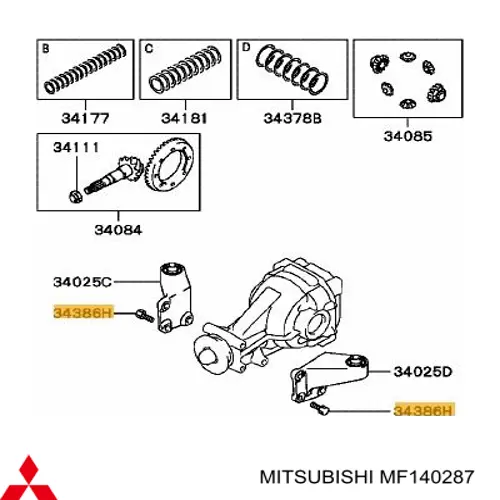 MF140287 Mitsubishi 