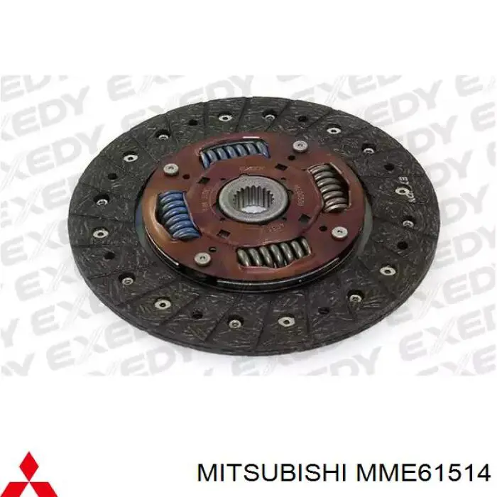 Комплект зчеплення (3 частини) MME61514 Mitsubishi