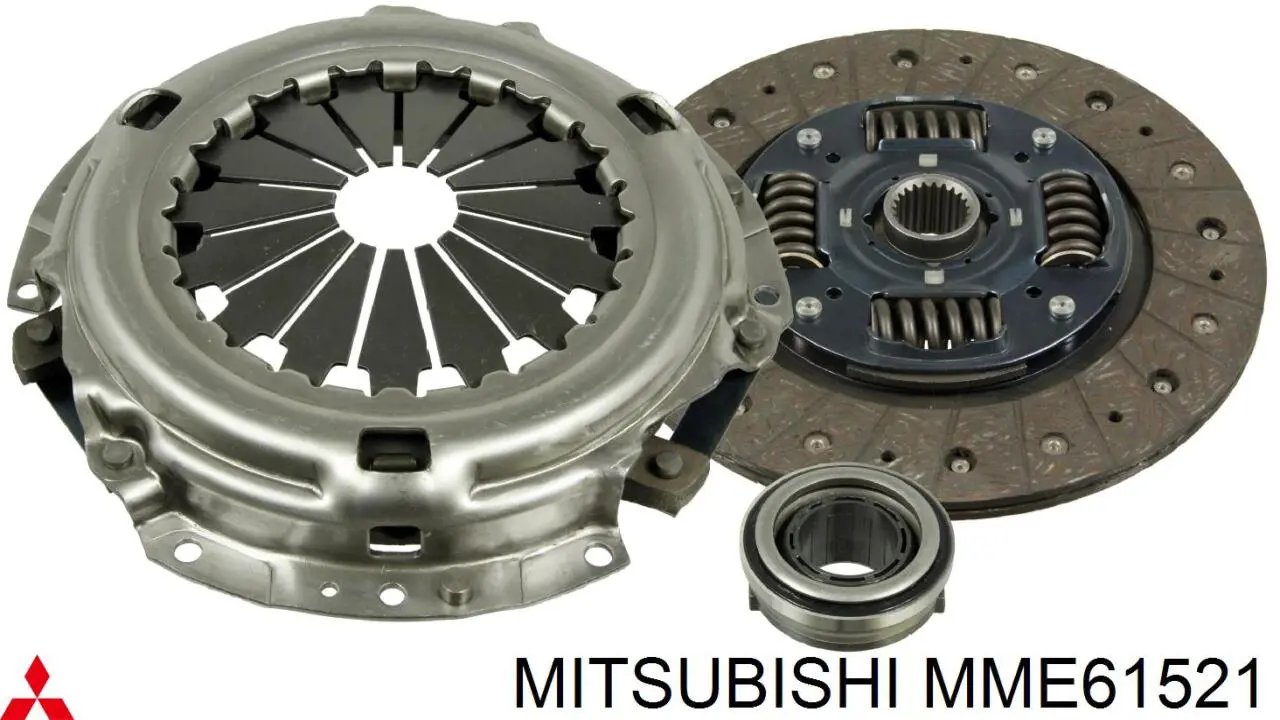 Комплект зчеплення (3 частини) Mitsubishi MME61521 ціна, від 111.84 USD
