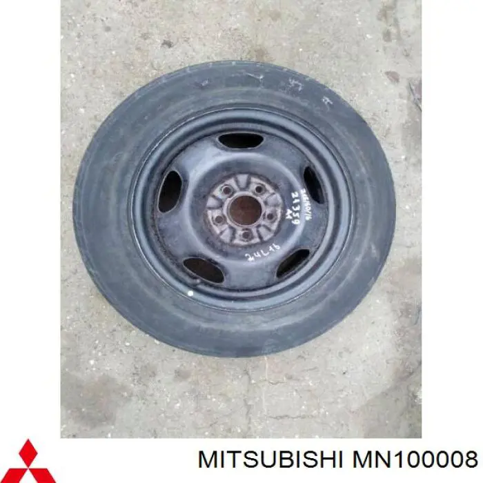 Диски колісні (штамповані) Mitsubishi MN100008 ціна, від 38.01 USD