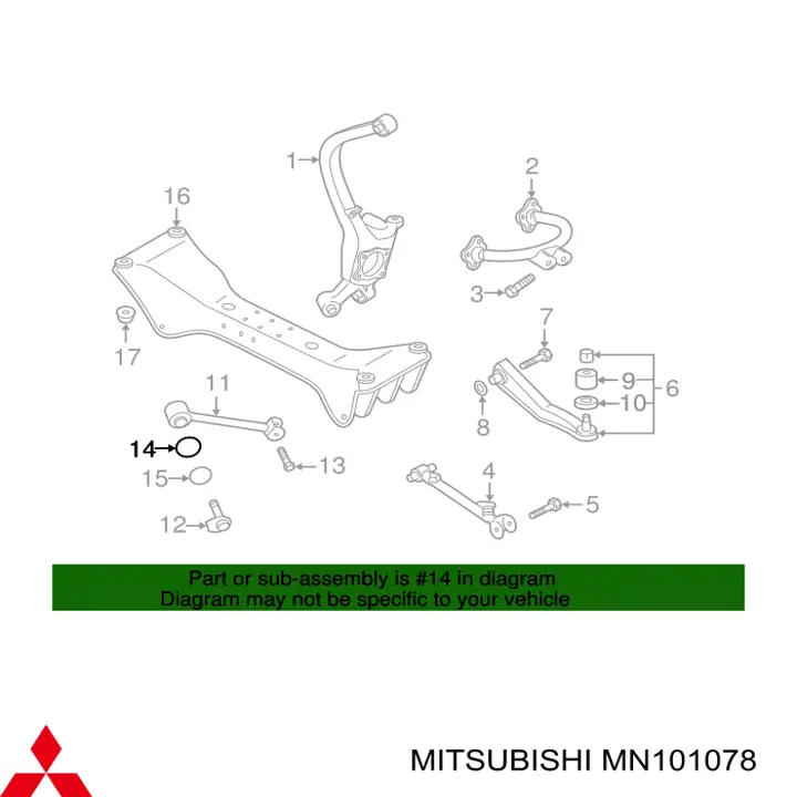  MN101078 Mitsubishi