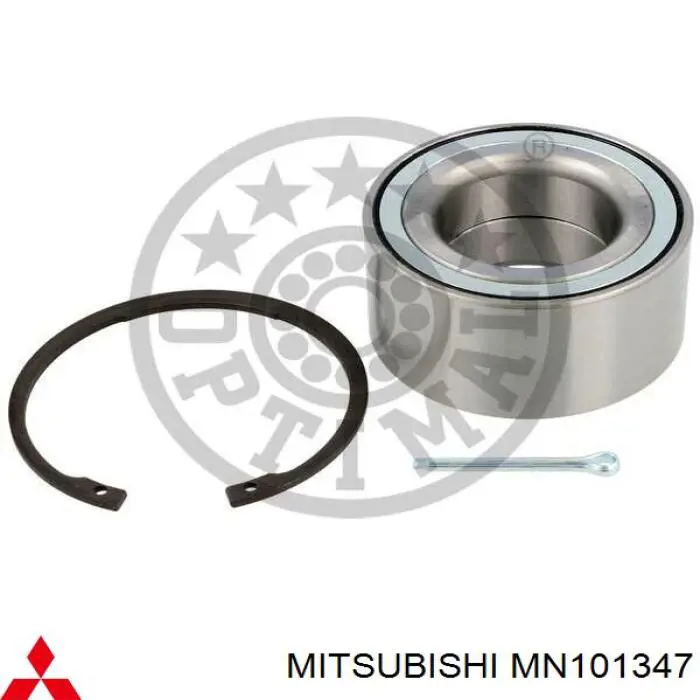 Комплект підшипник маточини передньої Mitsubishi MN101347 ціна, від 24.67 USD