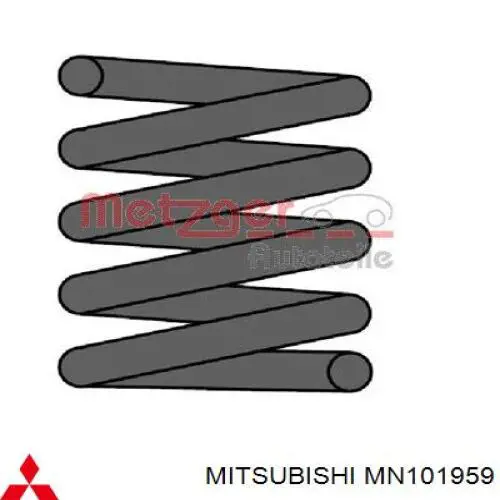 Пружина передня MN101959 Mitsubishi