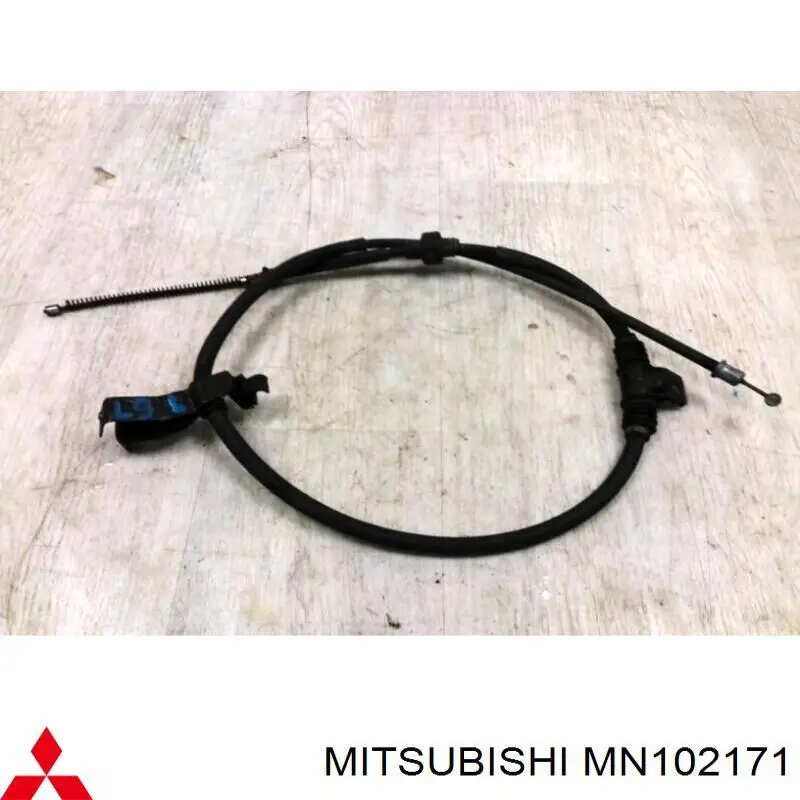 Купити MN102171 Mitsubishi Трос ручного гальма задній, лівий