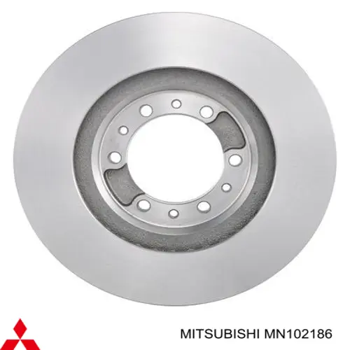 Диск переднього гальма Mitsubishi MN102186 ціна, від 35.79 USD