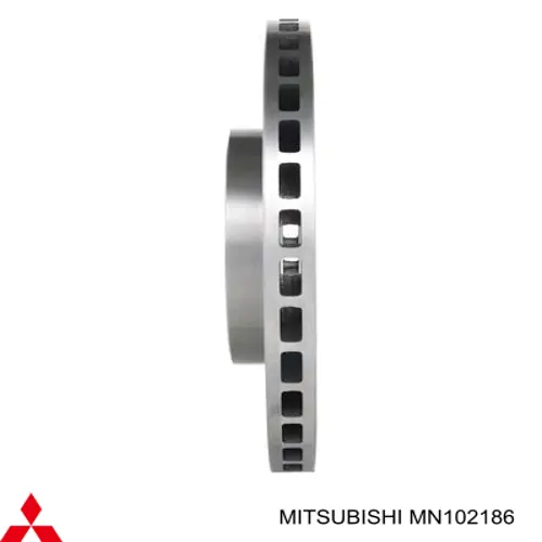 Диск гальмівний передній MN102186 Mitsubishi