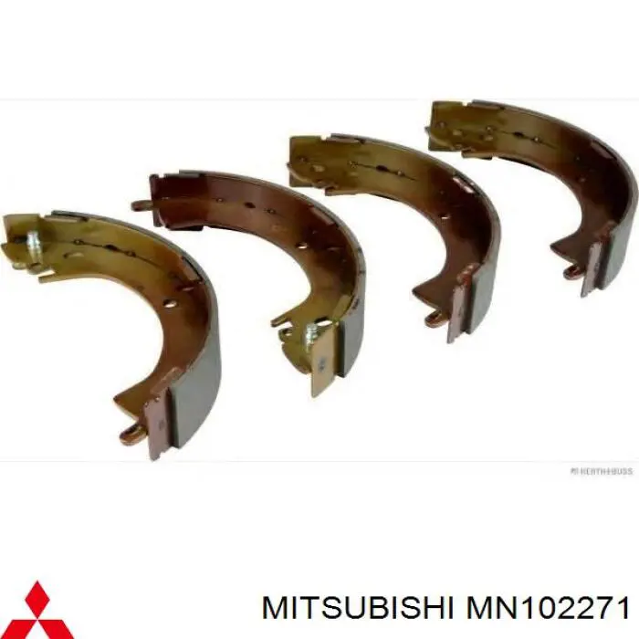 Колодки гальмові задні, барабанні Mitsubishi MN102271 ціна, від 26.24 USD