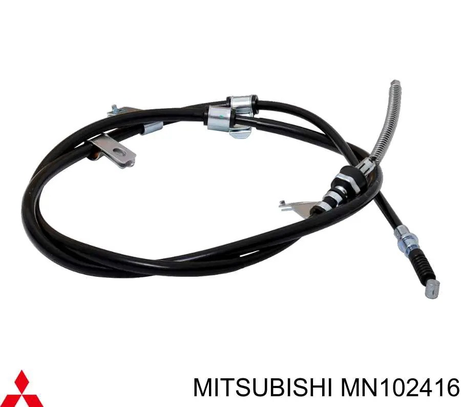 Трос стоянкового гальма задній лівий Mitsubishi MN102416 ціна, від 32.47 USD