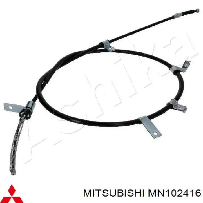 Купити MN102416 Mitsubishi Трос ручного гальма задній, лівий