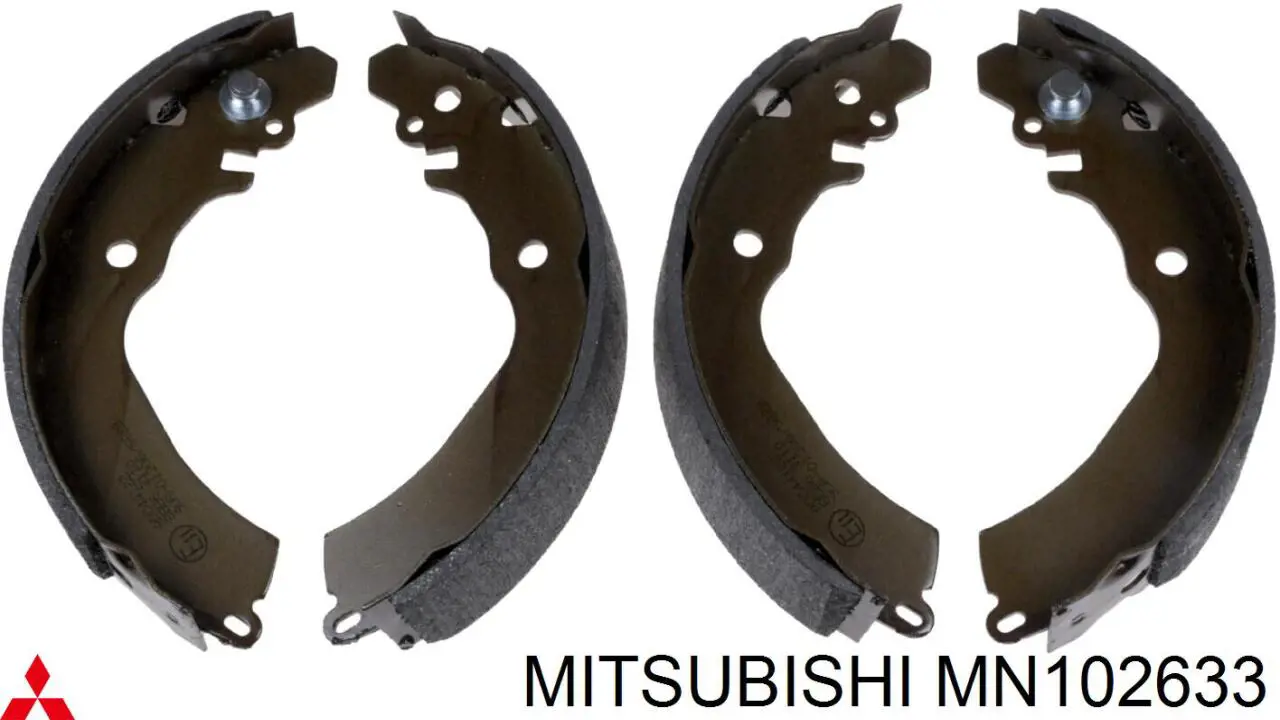 Купити MN102633 Mitsubishi Колодки гальмові задні, барабанні