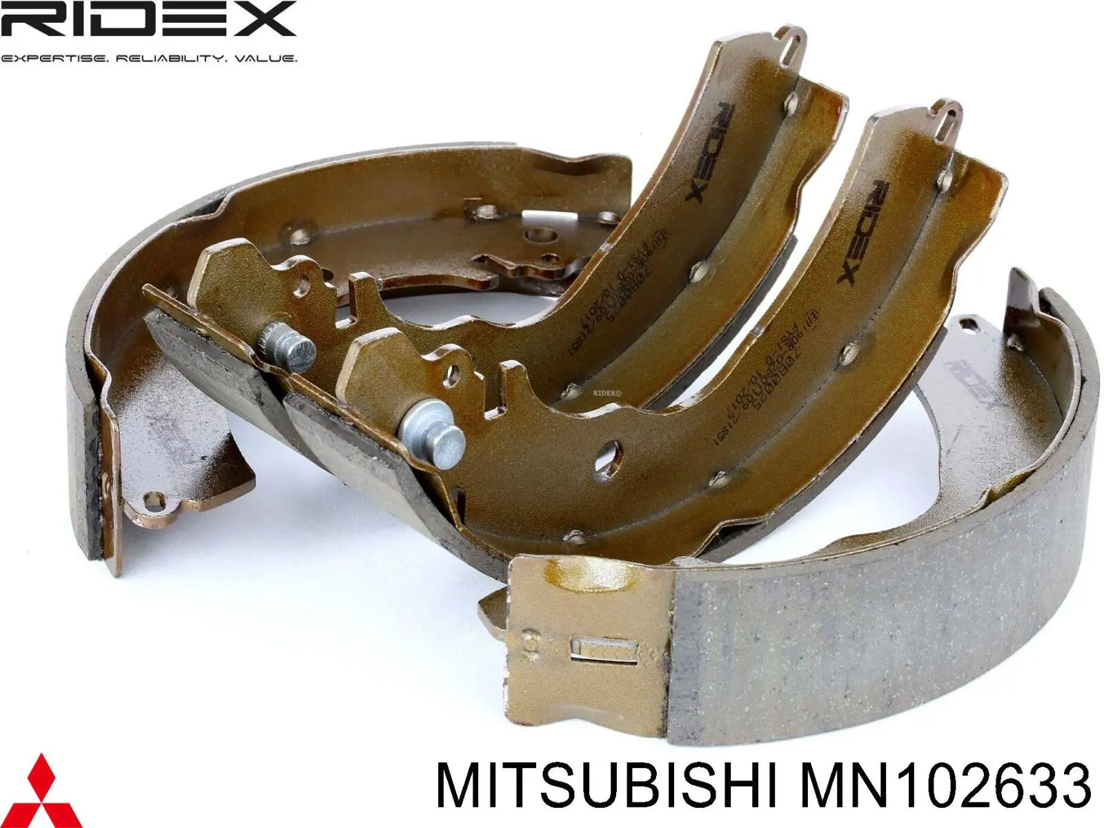 Колодки гальмові задні, барабанні Mitsubishi MN102633 ціна, від 18.65 USD