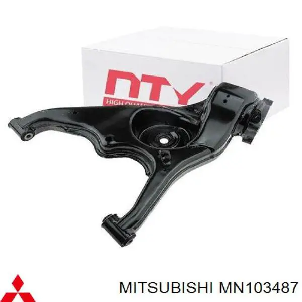 Купити MN103487 Mitsubishi Важіль задньої підвіски нижній, лівий