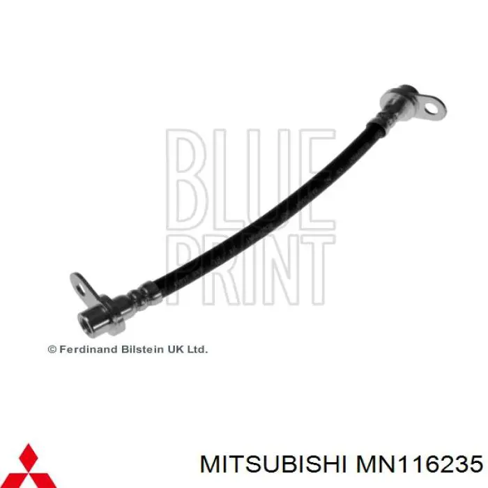 MN116235 Mitsubishi шланг гальмівний задній, лівий