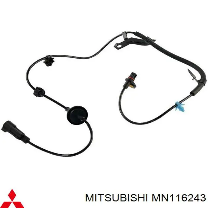 Купити MN116243 Mitsubishi Датчик АБС (ABS) задній, лівий