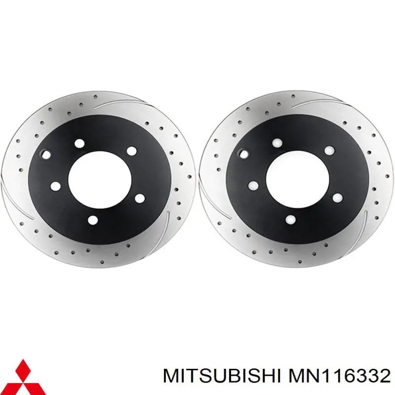 MN116332 Mitsubishi Дискові гальма