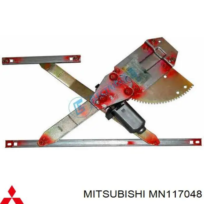 Купити Механізм склопідіймача двері передньої, правої Mitsubishi Pajero III 