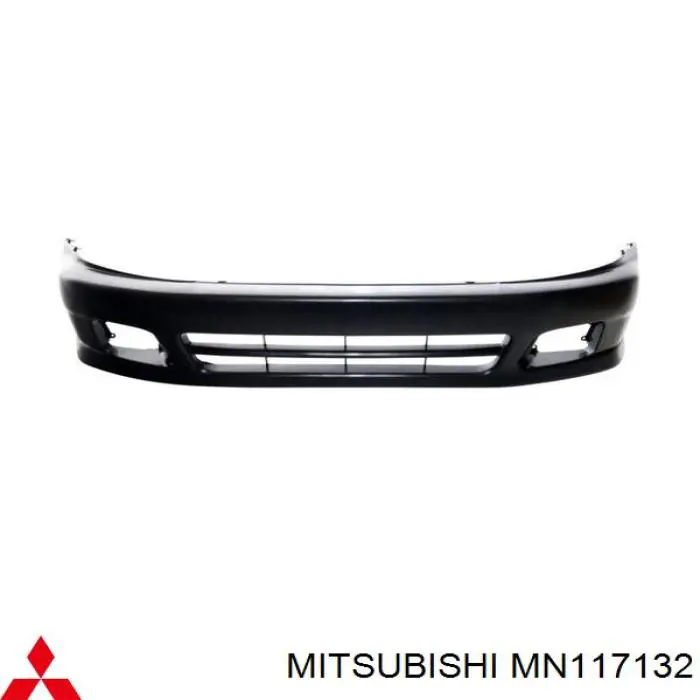 MN117132 Mitsubishi бампер передній