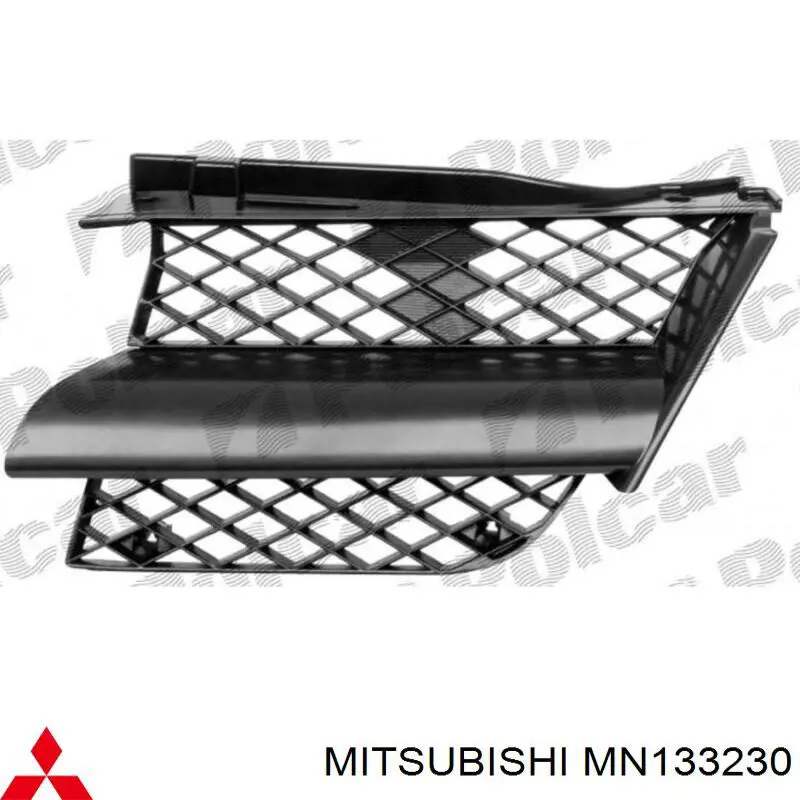Купити MN133230 Mitsubishi Решітка радіатора права