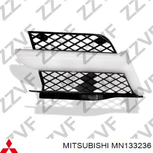 MN133236 Mitsubishi Решітка радіатора права