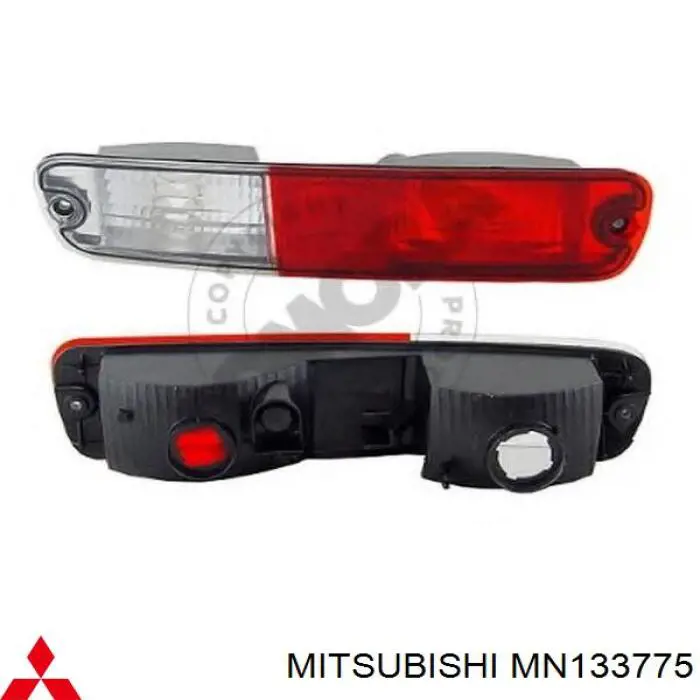 MN133775 Mitsubishi ліхтар заднього бампера, лівий