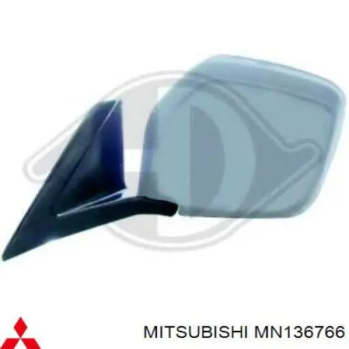 MN136766 Mitsubishi Праве дзеркало заднього виду