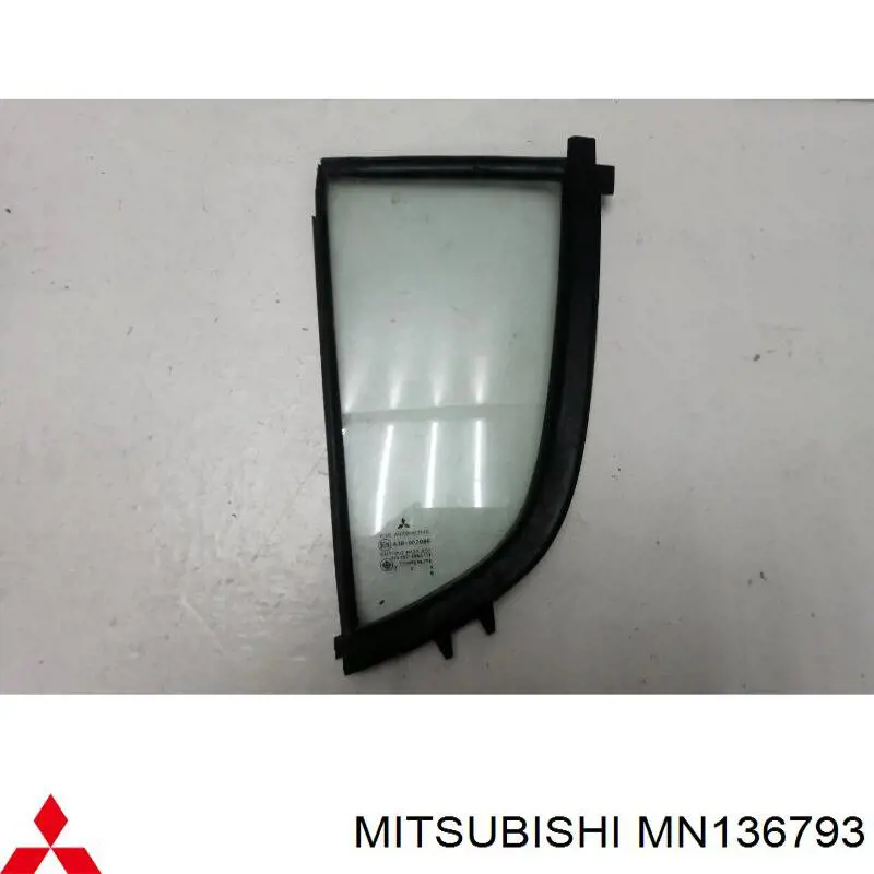 Скло-кватирка двері, задній, лівою Mitsubishi MN136793 ціна, від 22.57 USD