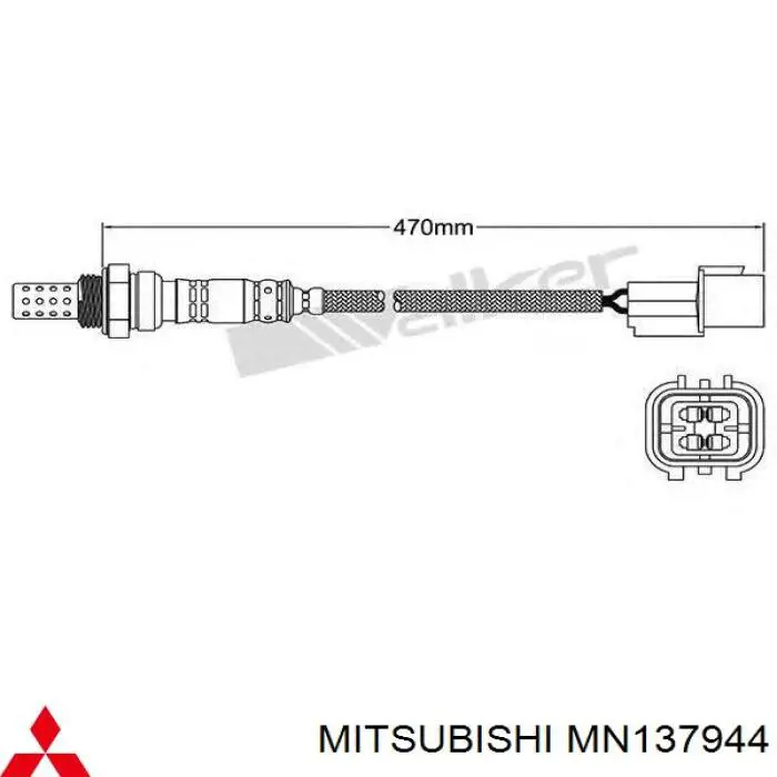 Лямбдазонд, датчик кисню до каталізатора Matomi MN137944 ціна, від 20.82 USD