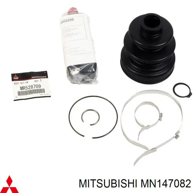 Пильник ШРКШ внутрішній, правий Mitsubishi MN147082 ціна, від 18.00 USD