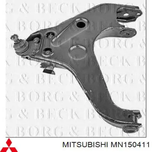 Купити MN150411 Mitsubishi Лівий важіль передній нижній підвіски