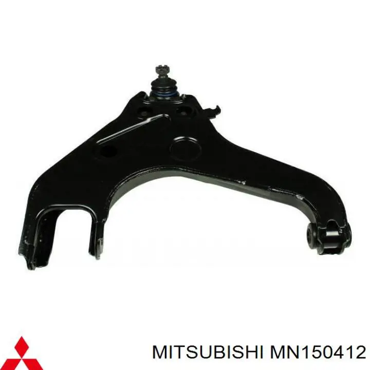 MN150412 Mitsubishi важіль передньої підвіски нижній, правий