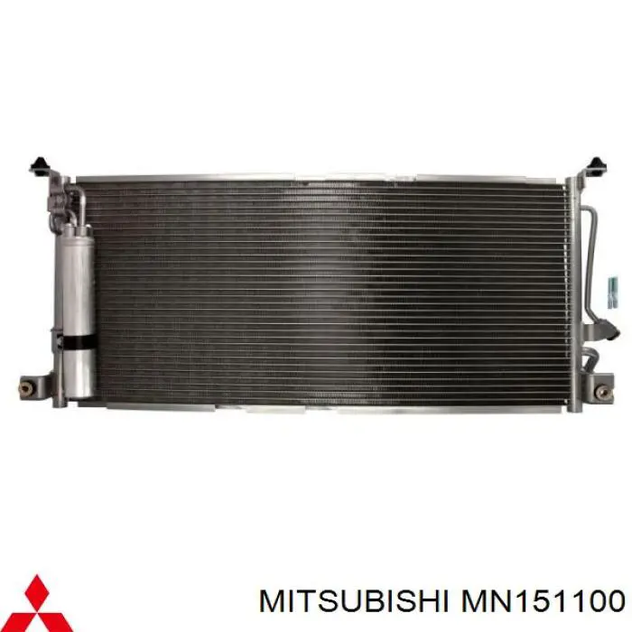 MN151100 Mitsubishi радіатор кондиціонера