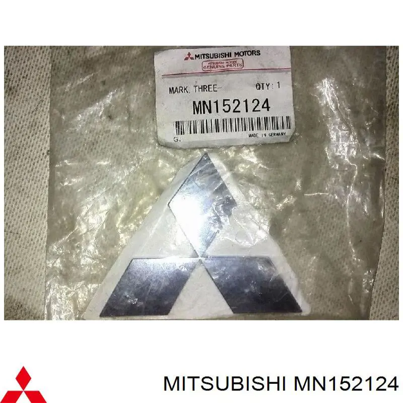 Емблема на решітку радіатора Mitsubishi MN152124 ціна, від 12.67 USD