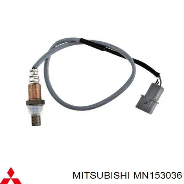 MN153036 Mitsubishi лямбда-зонд, датчик кисню до каталізатора, лівий