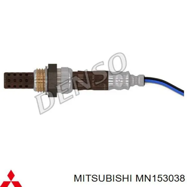 MN153038 Mitsubishi лямбда-зонд, датчик кисню після каталізатора, лівий
