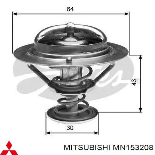 Радіатор основний Mitsubishi MN153208 ціна, від 81.83 USD