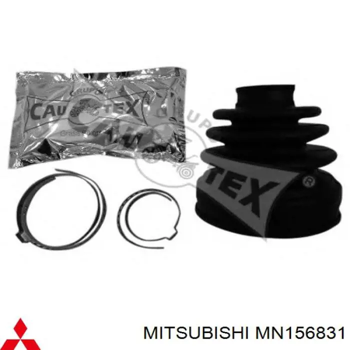 Пильник гранати внутрішній, передній півосі Mitsubishi MN156831 ціна, від 16.22 USD